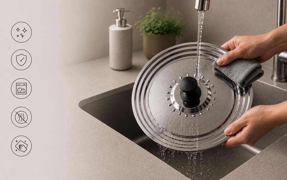 Saucepan lid replacement – universal stainless steel