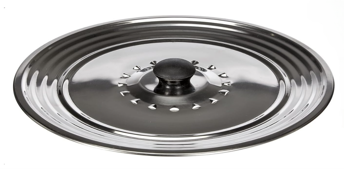 Universal stainless steel pan lid 24 cm – frying pan and pot lid replacement